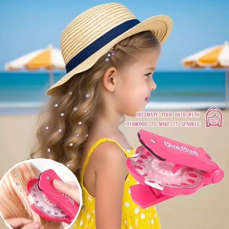 🎁TikTok Last Day Sale - 70% OFF🎉Glitter Diamond Styling Tools Hair Gemstone Styling Set