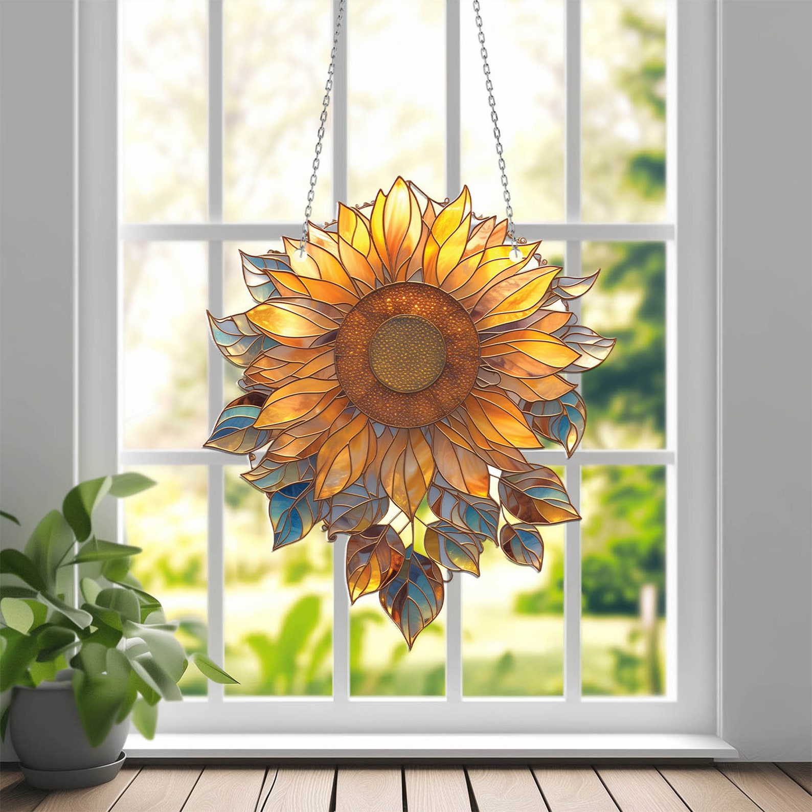 🔥Last Day 50% OFF🌈Sunflower Acrylic Window Hanging