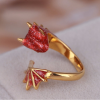 🌹 Best Mother's Day Gift 🌹Gold Topaz Dragon Ring, Buy 1 Get 1 Free Today!