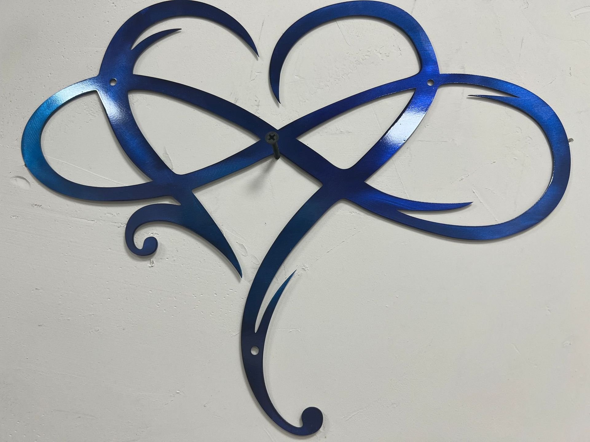 ✝️100% Handmade Infinity heart-Steel wall decor Metal Wall art(𝐂𝐡𝐚𝐝 𝐒𝐦𝐢𝐭𝐡 𝐇𝐚𝐧𝐝𝐦𝐚𝐝𝐞®)