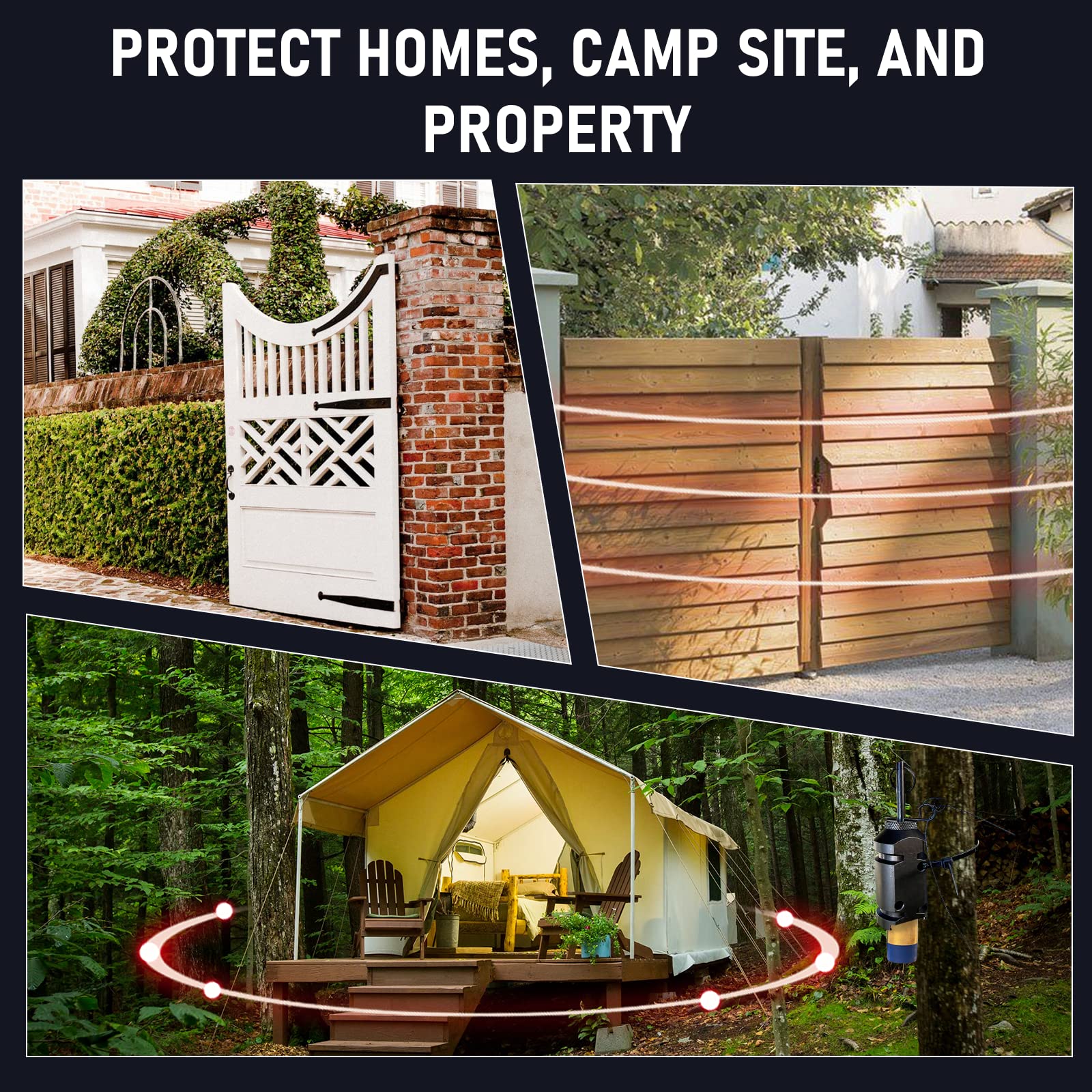 (🔥Last Day Promotion- SAVE 68% OFF)Camp Safe Perimeter Trip Alarm(Buy 2 Get 10% OFF)