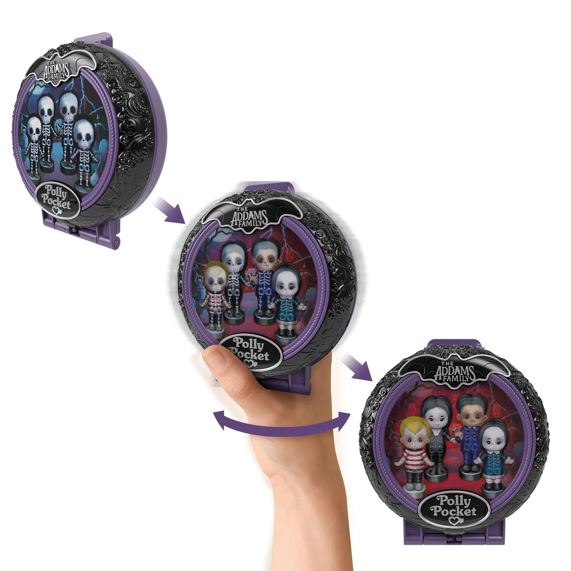 Polly Pocket Collector The Addams Family Compact, Special Edition Dolls and Playset