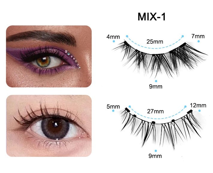 🔥Buy 2 get 1 free and free shipping - ✨Premium Magnetic Eyelashes | Easy, Quick, Safe!