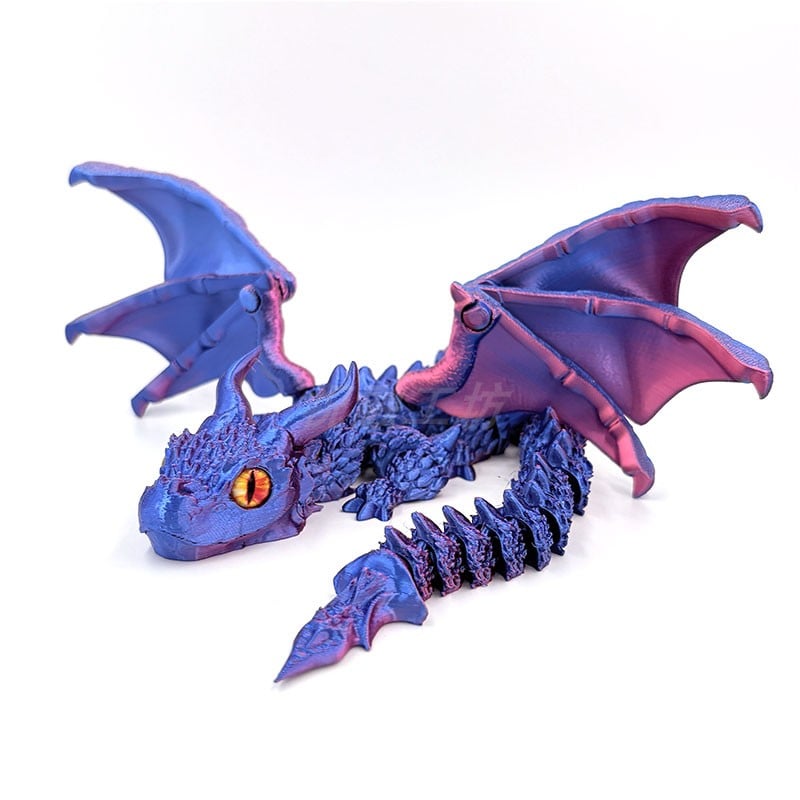 Articulated Winged Dragon – Stunning Flying Dragon Toy with Majestic Horns