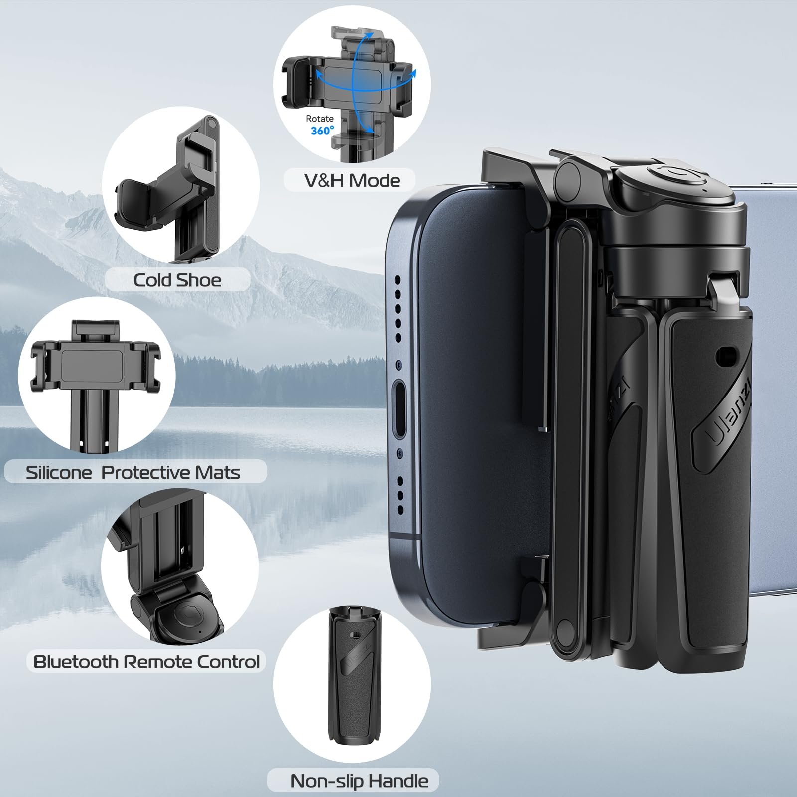 🔥Letzter Tag 49% Rabatt📱Taschenformat Selfie Stick Stativ