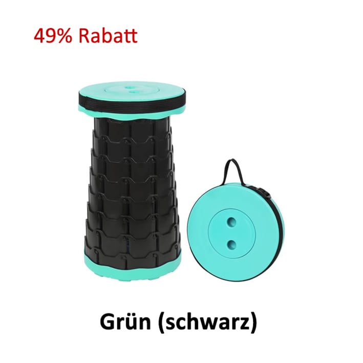 🔥Robusten, zusammenklappbaren, tragbaren Hocker