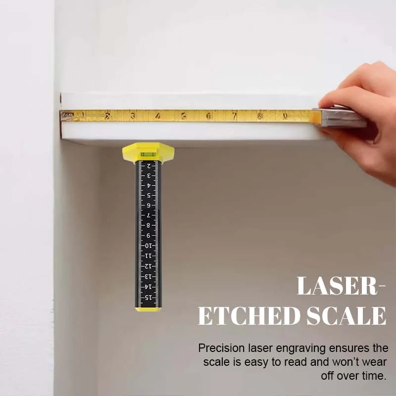 🔥LAST DAY 49% OFF-Level Gauge Height Marking Ruler