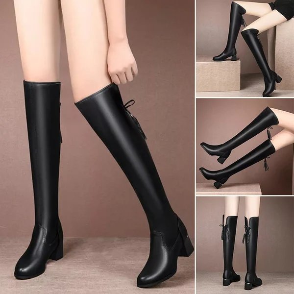 Sweet and comfortable elastic boots