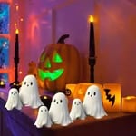 🔥⏰Last Day Sale - 70% OFF👻 Purely Handmade Cute Ghost Statue🎉Buy 4 Get 3