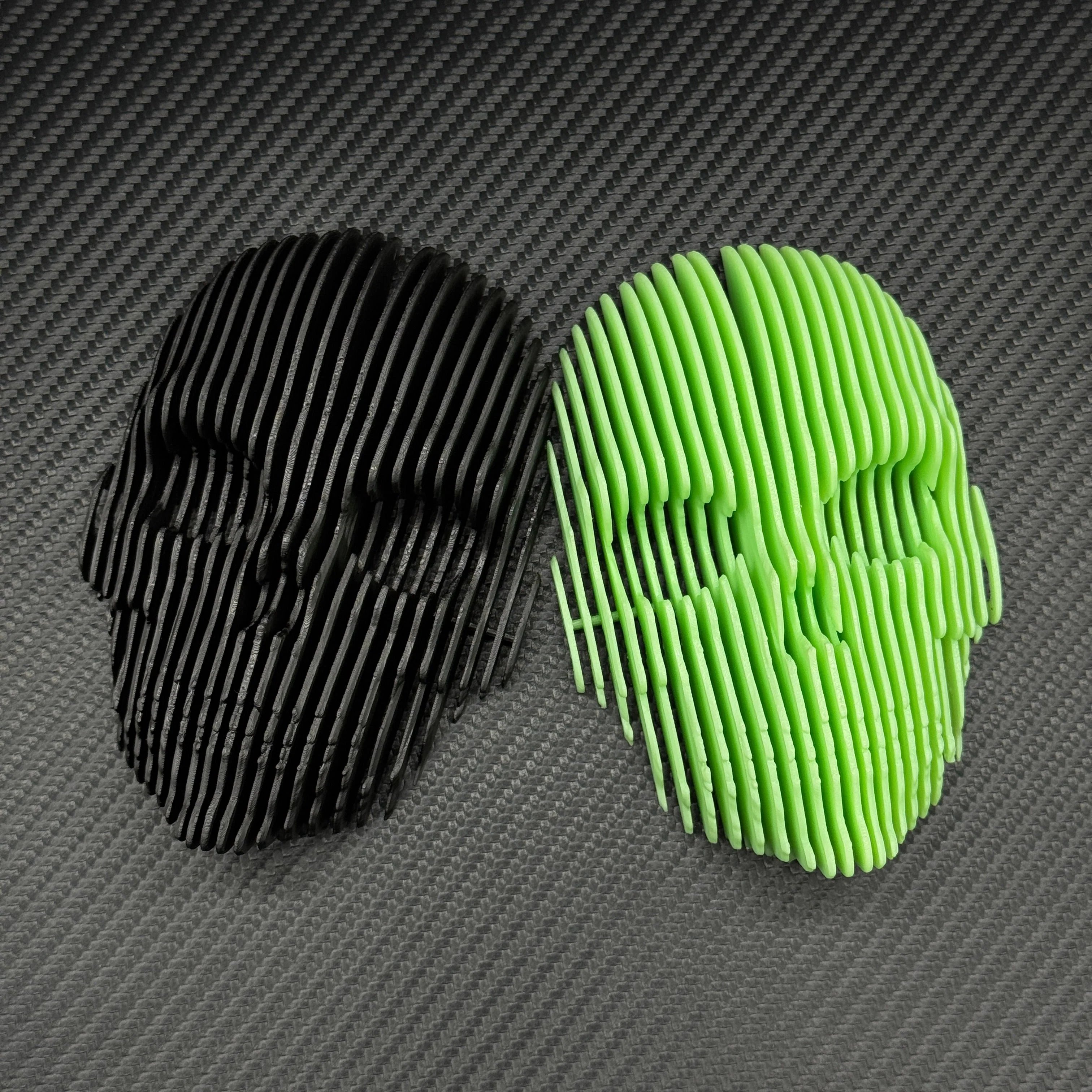 🎁Last Day Sale - 70% OFF🎉Halloween Decor-3D Printed Luminous Quantum Skull , Glow in The Dark Quantum Skeleton Head
