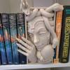 Medusa Bookends,Greek Gorgon Serpent Monster Decorative Book Ends