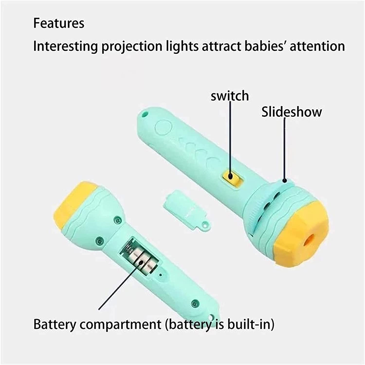 Mini Projector Kids Torch