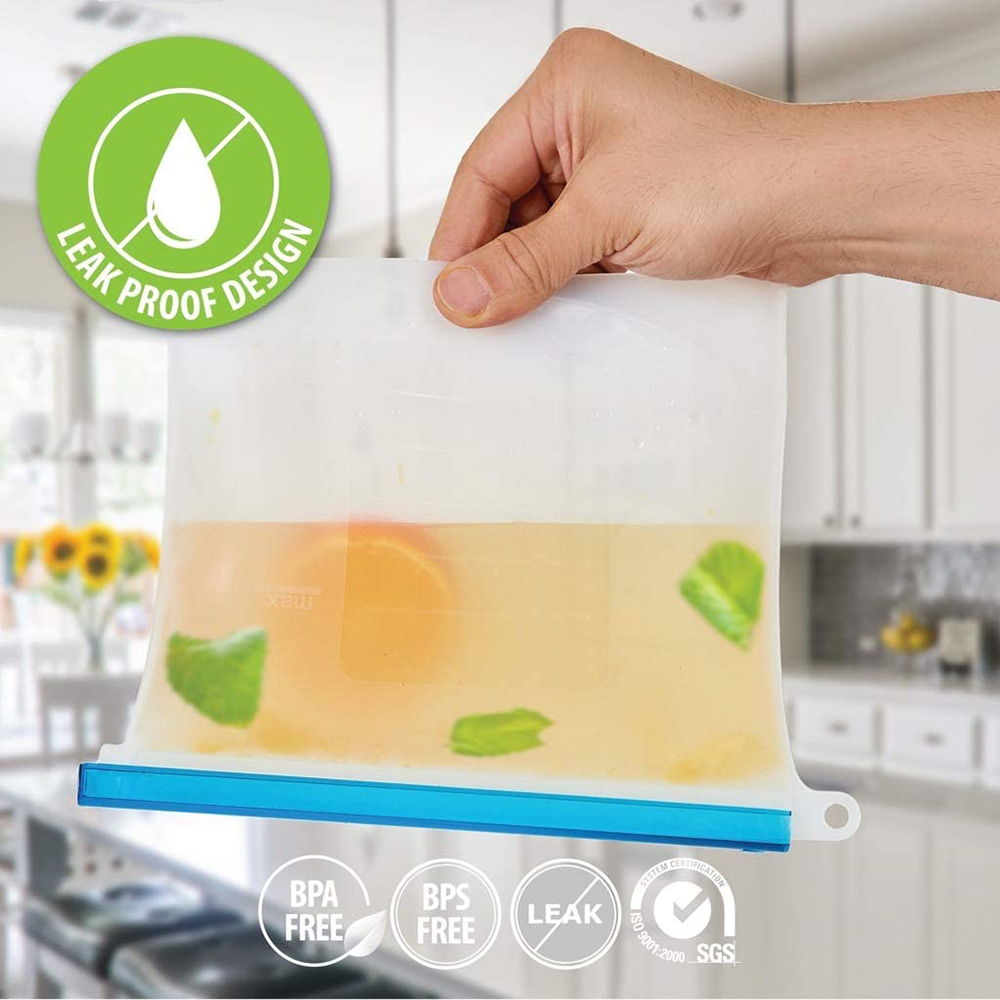 (Last Day Promotion-48% off🔥🔥)Reusable silicone food storage bags