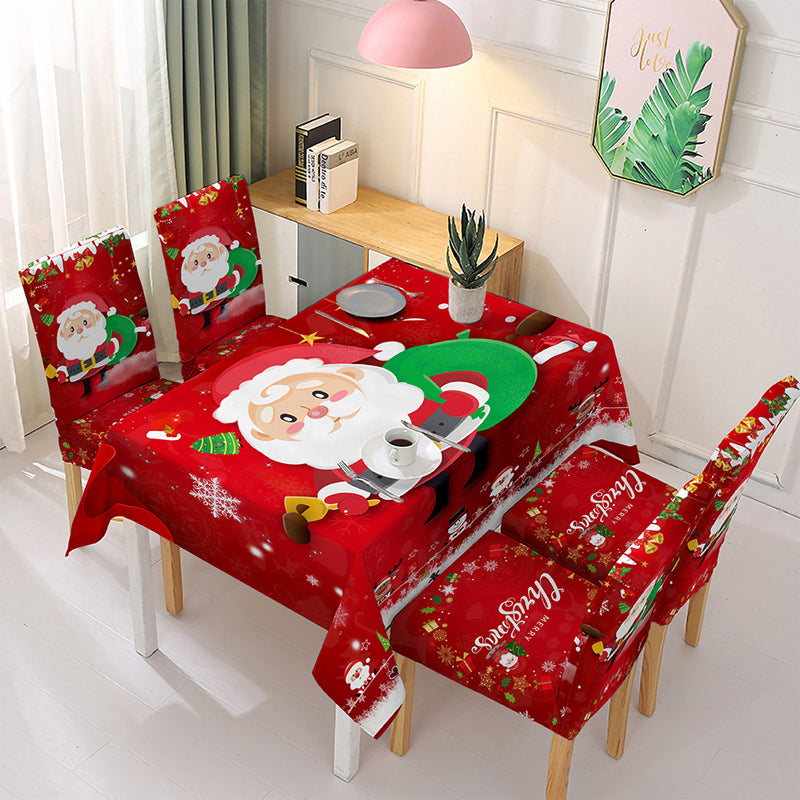 🎅CHRISTMAS SALE-49% OFF🎅 Christmas Tablecloth Chair Cover Decoration