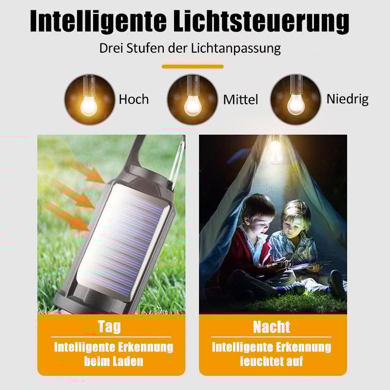 Letzter Aktionstag!🔥Vintage Solar-Campinglampe