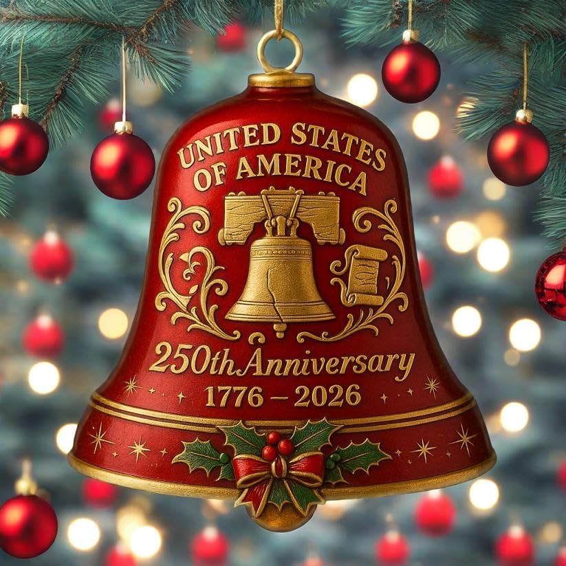 ⏰LAST DAY SALE 50% OFF🔔United States 250th Anniversary Bell Ornament