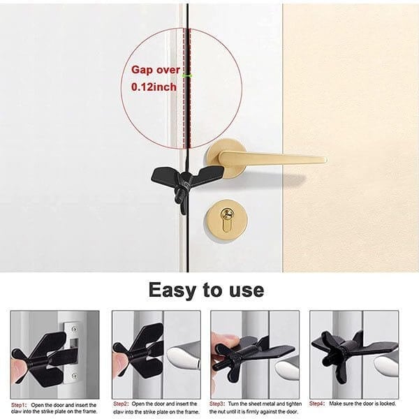 (🎄Christmas Hot Sale - 49% OFF) 👮🏾‍♂️Portable Travel Safety Door Stopper