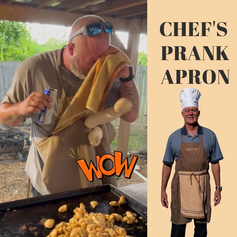 🎁TikTok Last Day Sale - 70% OFF✨Chef's Prank Apron