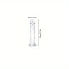 Big Crystal Clear Jelly Realistic Dildo With Suction Cup Plug Butt Plug - YJ-14