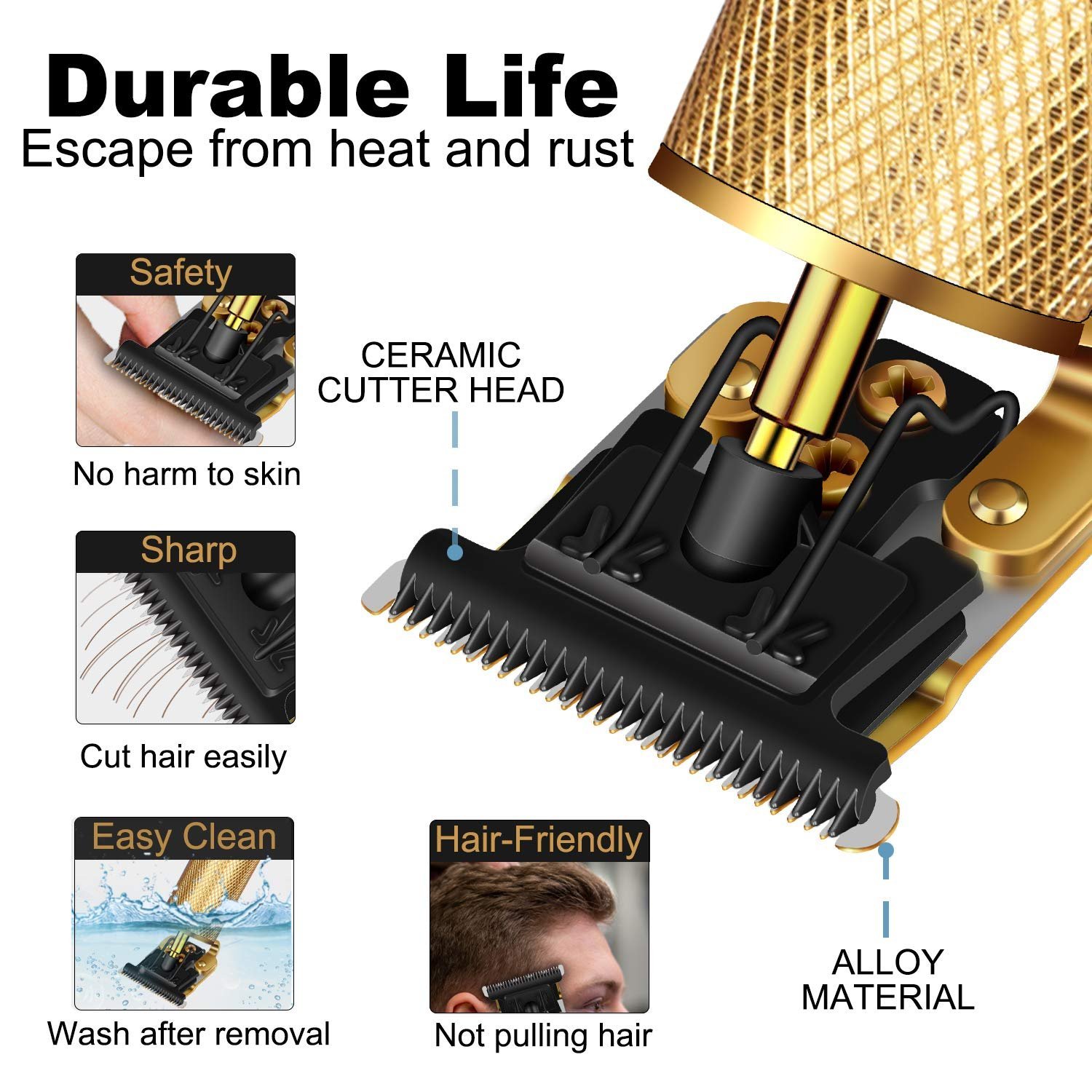 (🔥Hot Sale 50% OFF) 💇‍♂Cordless Zero Gapped Hair Clipper💥Buy 2 Get Extra 10% Off & Free Shipping