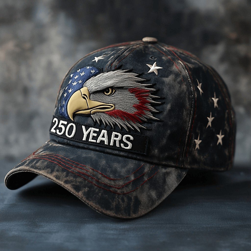 🇺🇸 250th Independence Anniversary Patriotic Cap