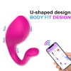 SHEMESIX Female Masturbation Finger Vibration Egg Wireless Remote Control App Clitoral Stimulation Egg Vibrator