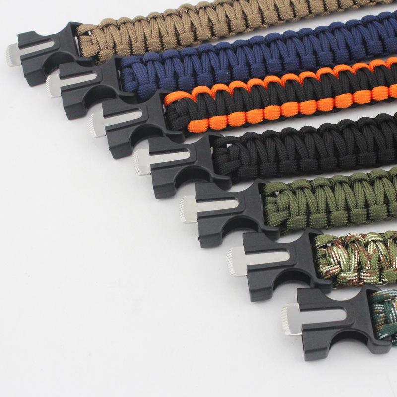 (Big Sale- 50% OFF) Outdoor Paracord Survival Bracelet- Buy 4 Free Shipping