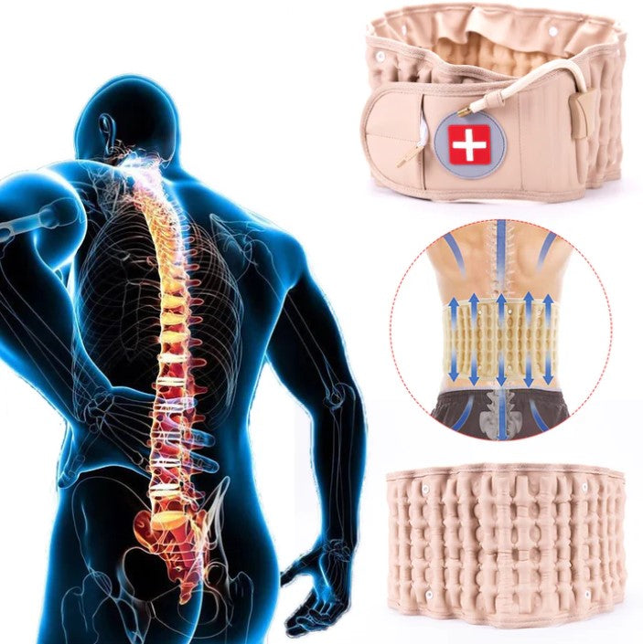 Waist Brace - Lumbar Decompression Belt | Support for Back Pain Relief