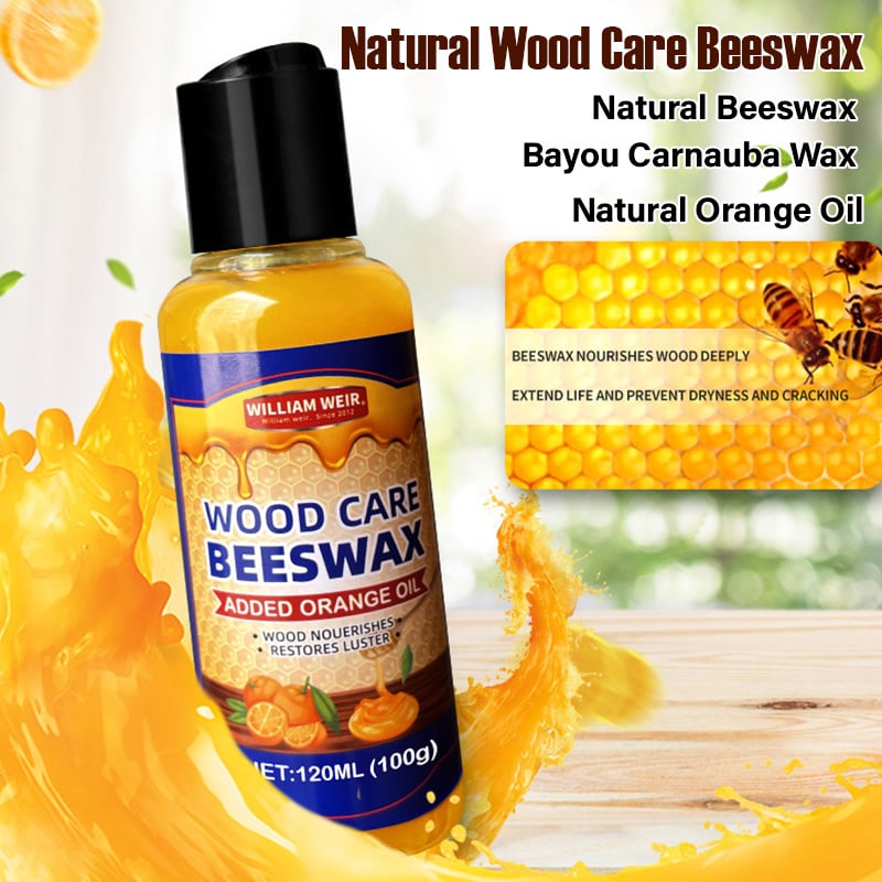 (🎉Last Day Promotion 50% OFF) Natural Beeswax & Orange Oil Wood Conditioner