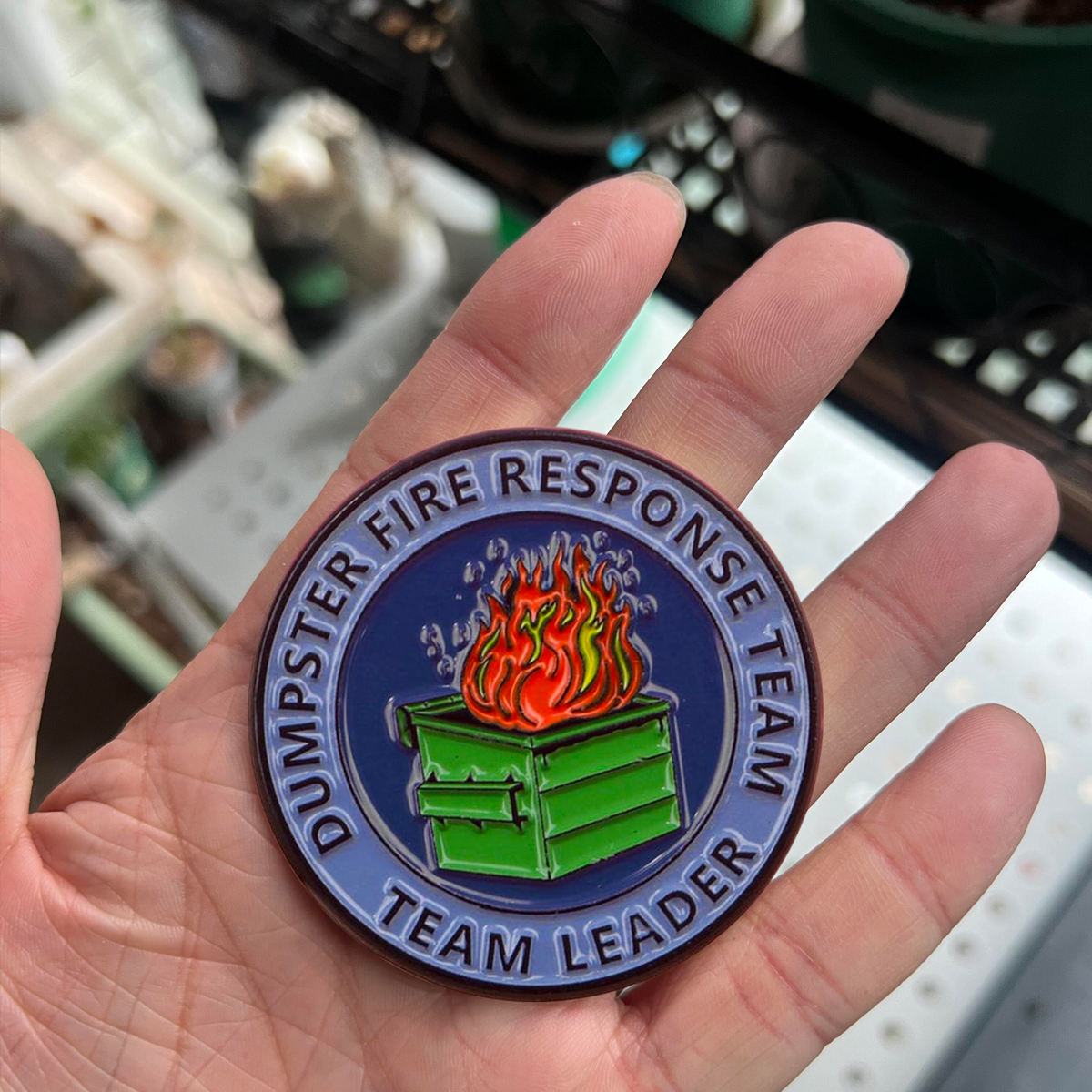🔥Last Day 50% OFF- Dustbin Quotes Brooch