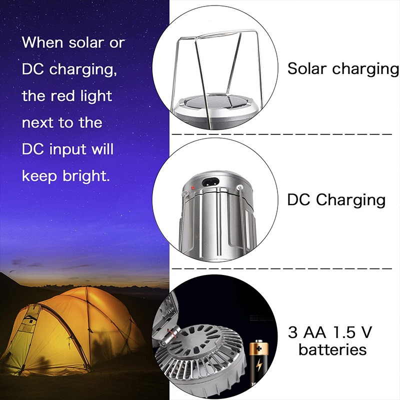 Summer Hot Sale 50% OFF - 6 in 1 Portable Outdoor LED Camping Lantern With Fan