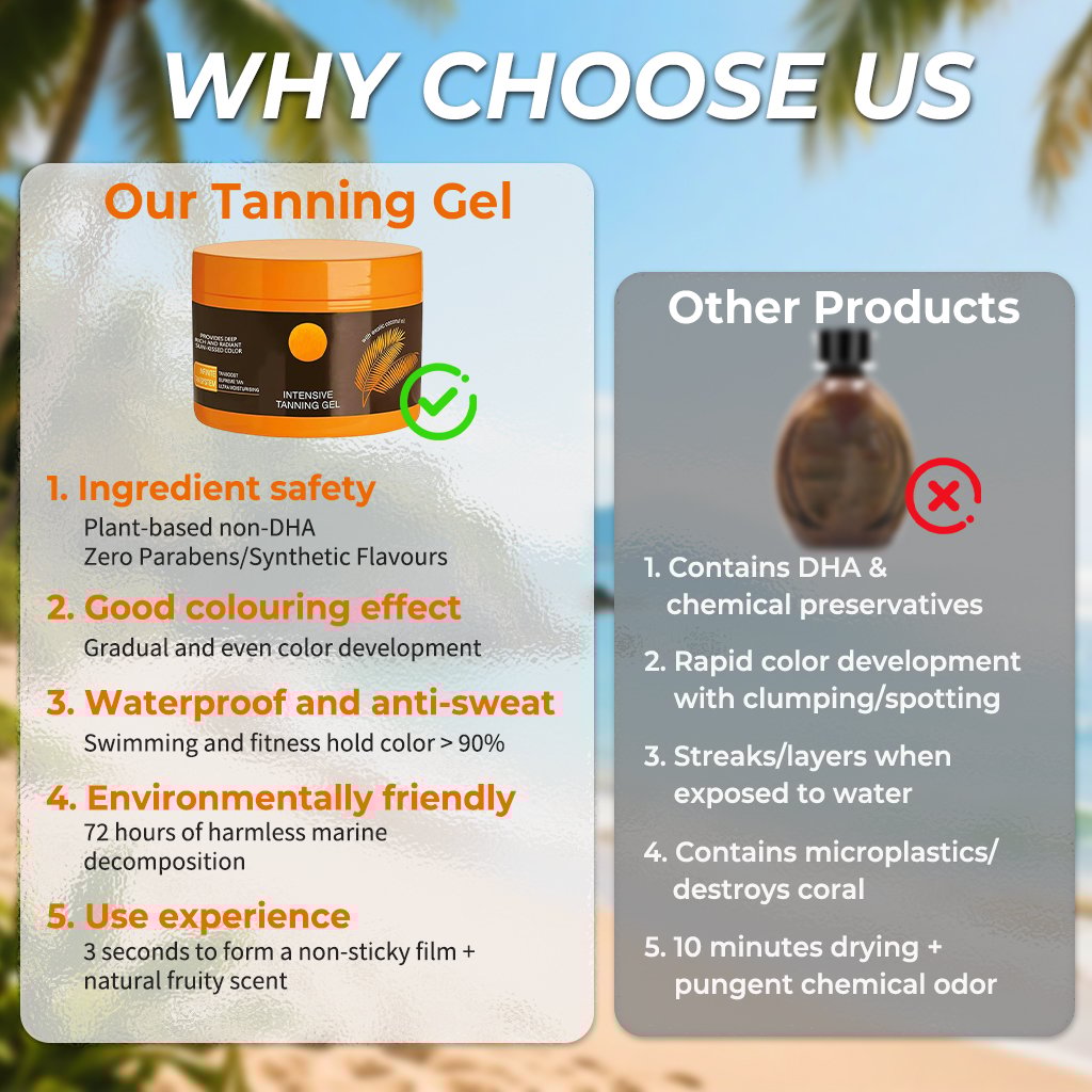☀️ Summer Sale 49% Off -Luxury Gold Shimmer&Intensive Tanning Gel