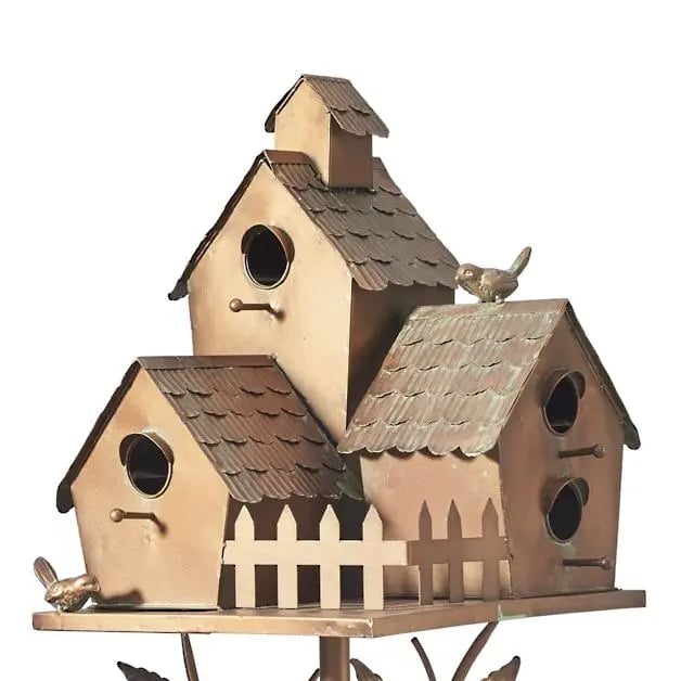 Last Day 70% OFF- ❤️Handmade Metal Birdhouse Garden Stakes- Buy 2 Free Shipping