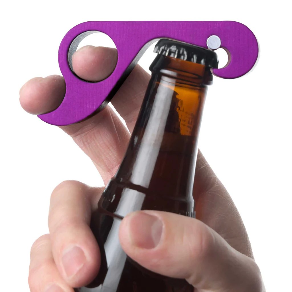 One-handed Bottle Opener