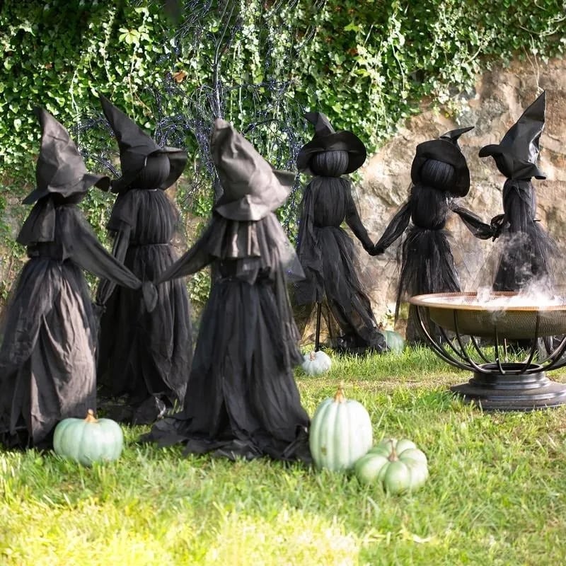 🎃2025 Halloween Sale 59% OFF🧙‍♀️✨Lighted Halloween WitchStakes