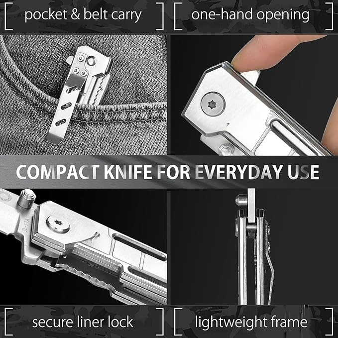 🔥Father's Day Special Sale🔥Slingshot Tanto Folding Tactical Knife