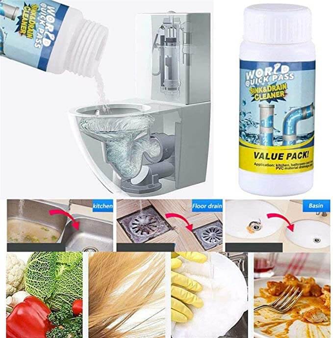 🔥 Last Day 50% OFF💕SINK & DRAIN CLEANER🔥Buy 2 Get 1 Free