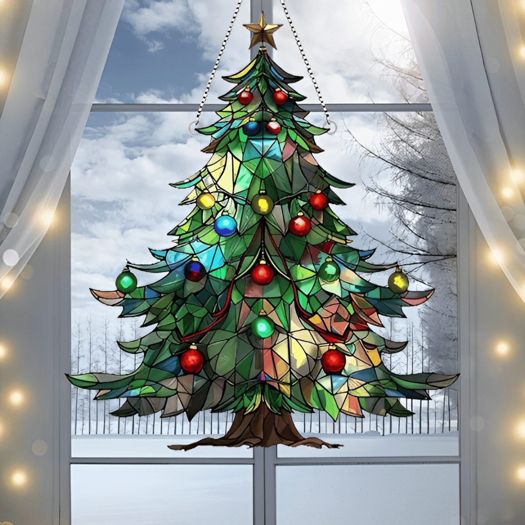 🎄(Christmas Hot Sale - 49% Off)🌈Christmas Tree Sun Catcher