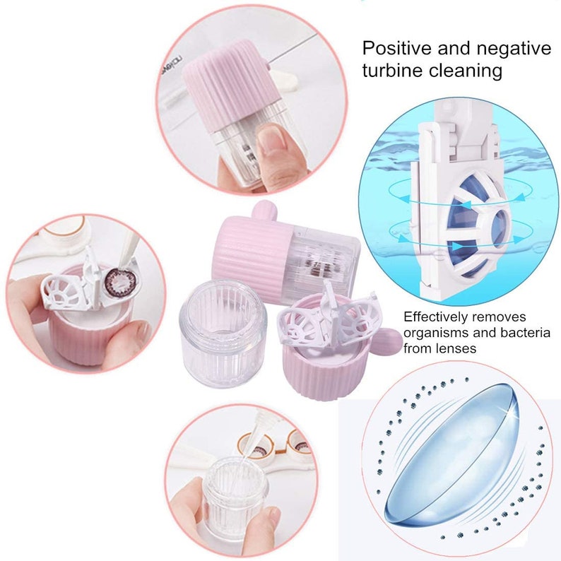 BUY 2 FREE SHIPPING-Portable Contact Lens Cleaner Machine