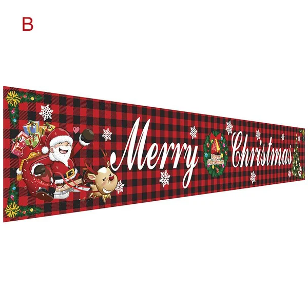 (🎁EARLY CHRISTMAS SALE - 50% OFF) 🎄Christmas Outdoor Banner Flag Pulling, Buy 2 Free Shipping Only Today