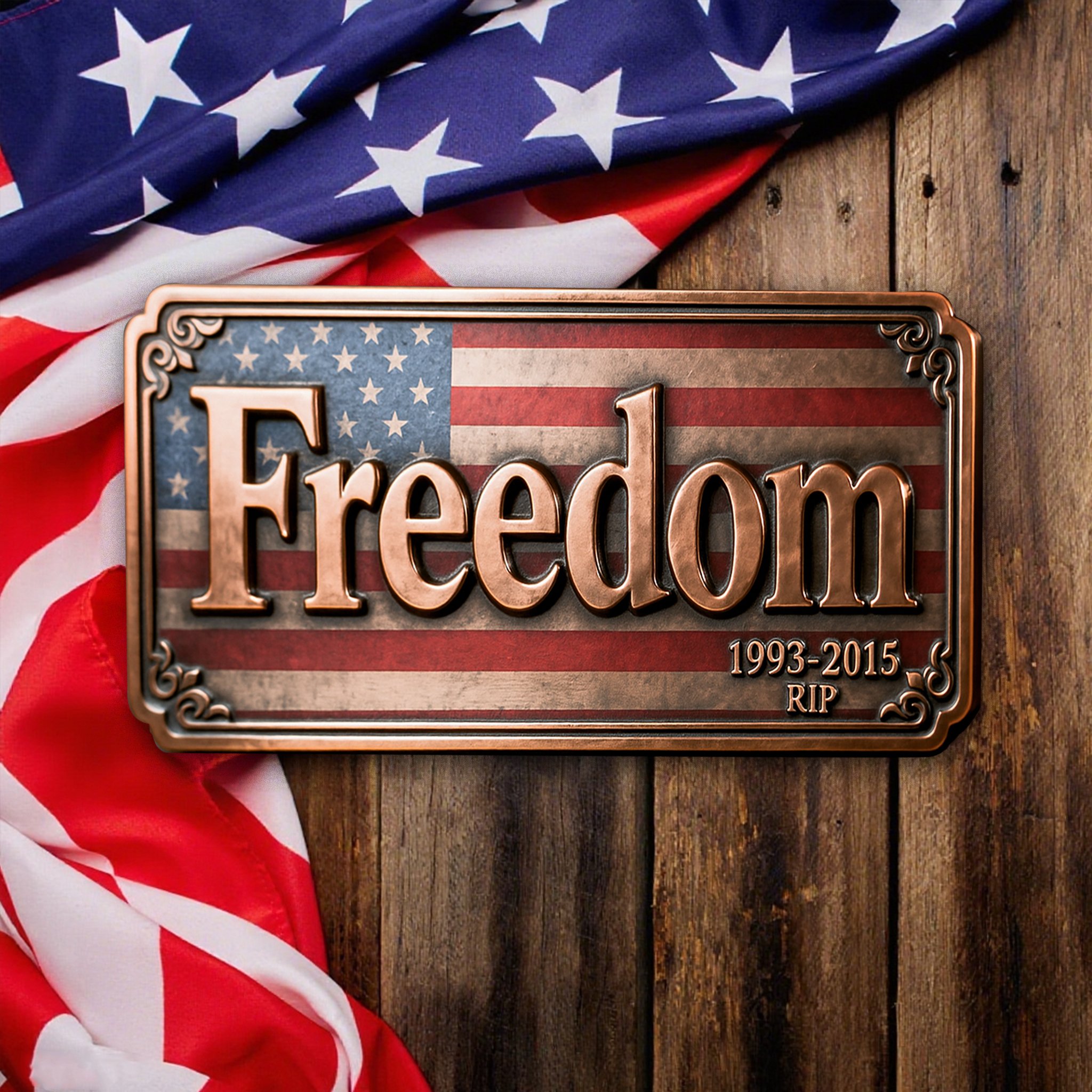 🙏60% OFF For Charlie's Fans -🎗️🕊️RIP Freedom Plaques(1993–2025)
