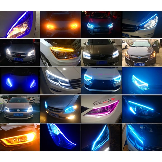(Mother's Day Promotion- 50% OFF) Universal Car DRL LED Strip