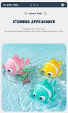 ⏰LAST DAY SALE 50% OFF💥Baby Bath Clownfish Wind-up Toy