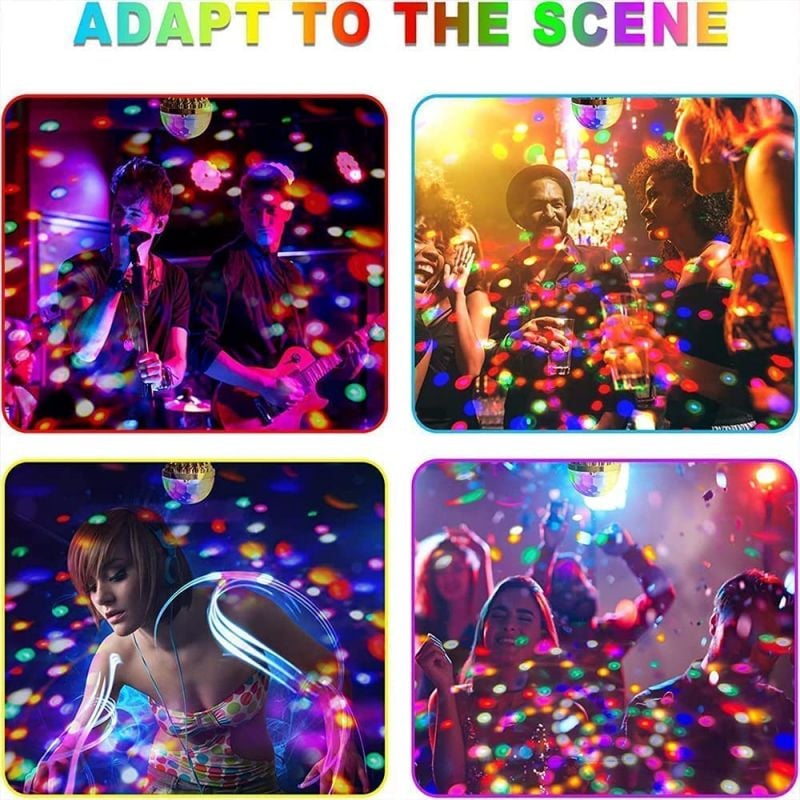 🎄Early Christmas Sales🎁🔥Colorful Rotating Disco Ball Light