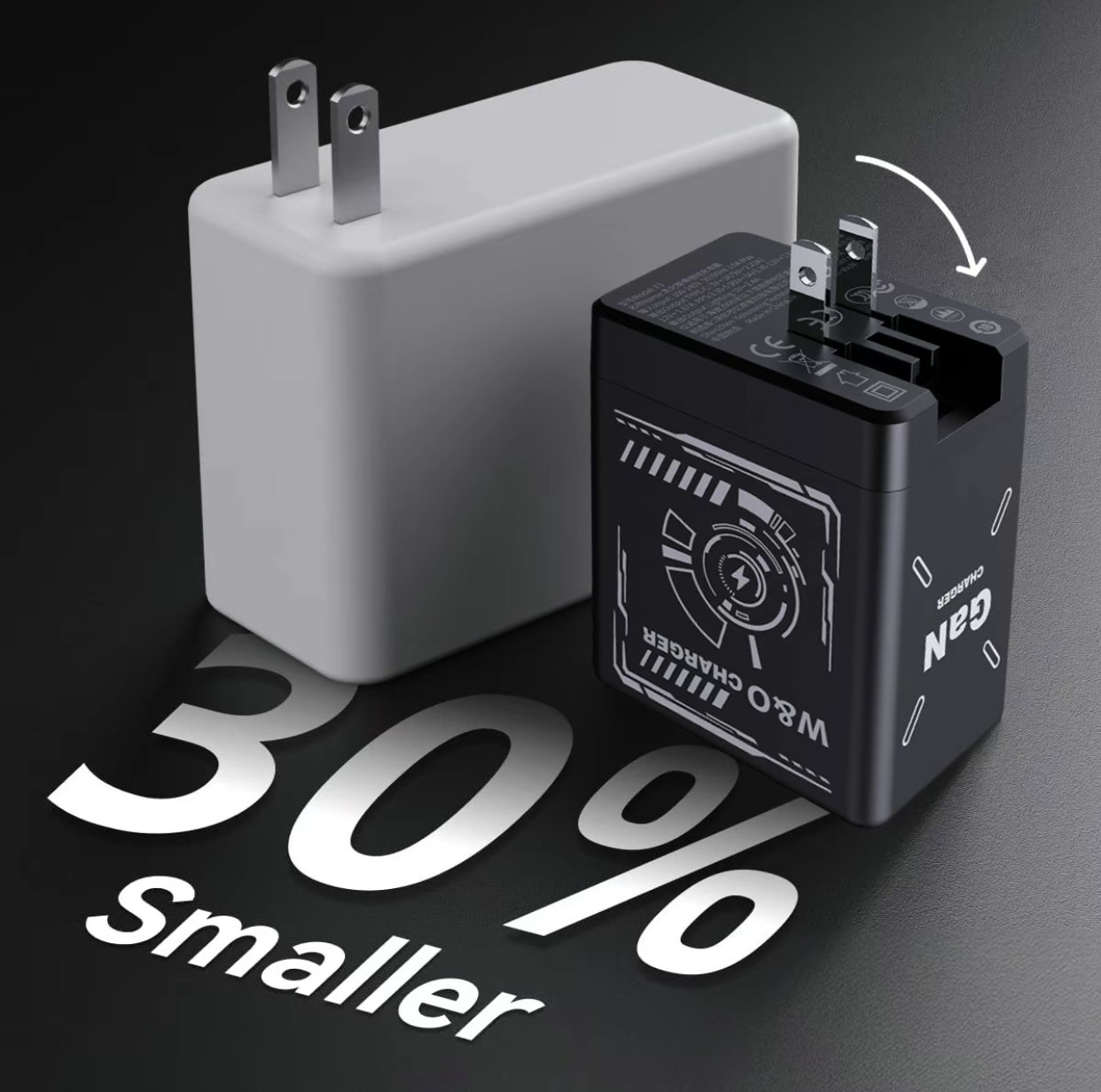 ⏰LAST DAY SALE 50% OFF💥W&O 2-in-1 GaN 120W Fast Charger