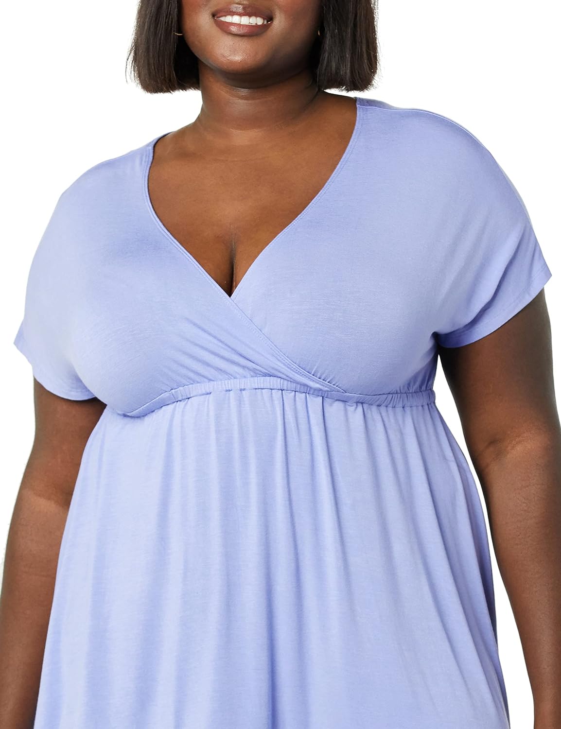 Amazon Essentials Women's Surplice Dress (Available in Plus Size)