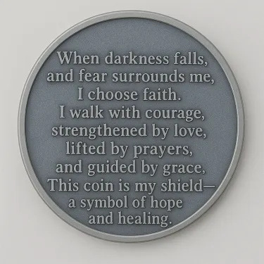 🏆Flash Sale 60% OFF - 🙏✝️ Cancer Warrior Prayer Coin