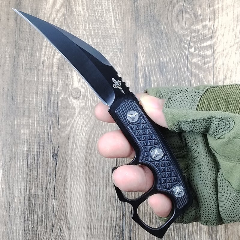 Black Blade Integrated Steel Claw Tactical Knife