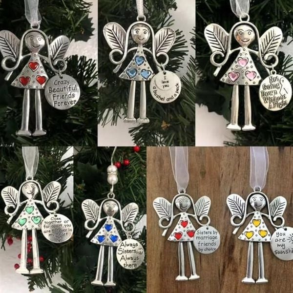 🔥Last Day Promotion 70% OFF🔥Angel Friendship Ornament Gift-Best Friend Gift