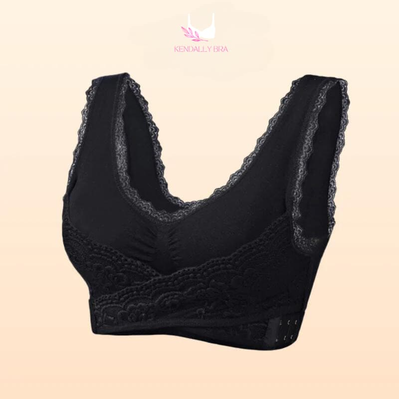 LAST DAY SALE 70% – Comfy Corset Bra Front Cross Side Buckle Lace Bras